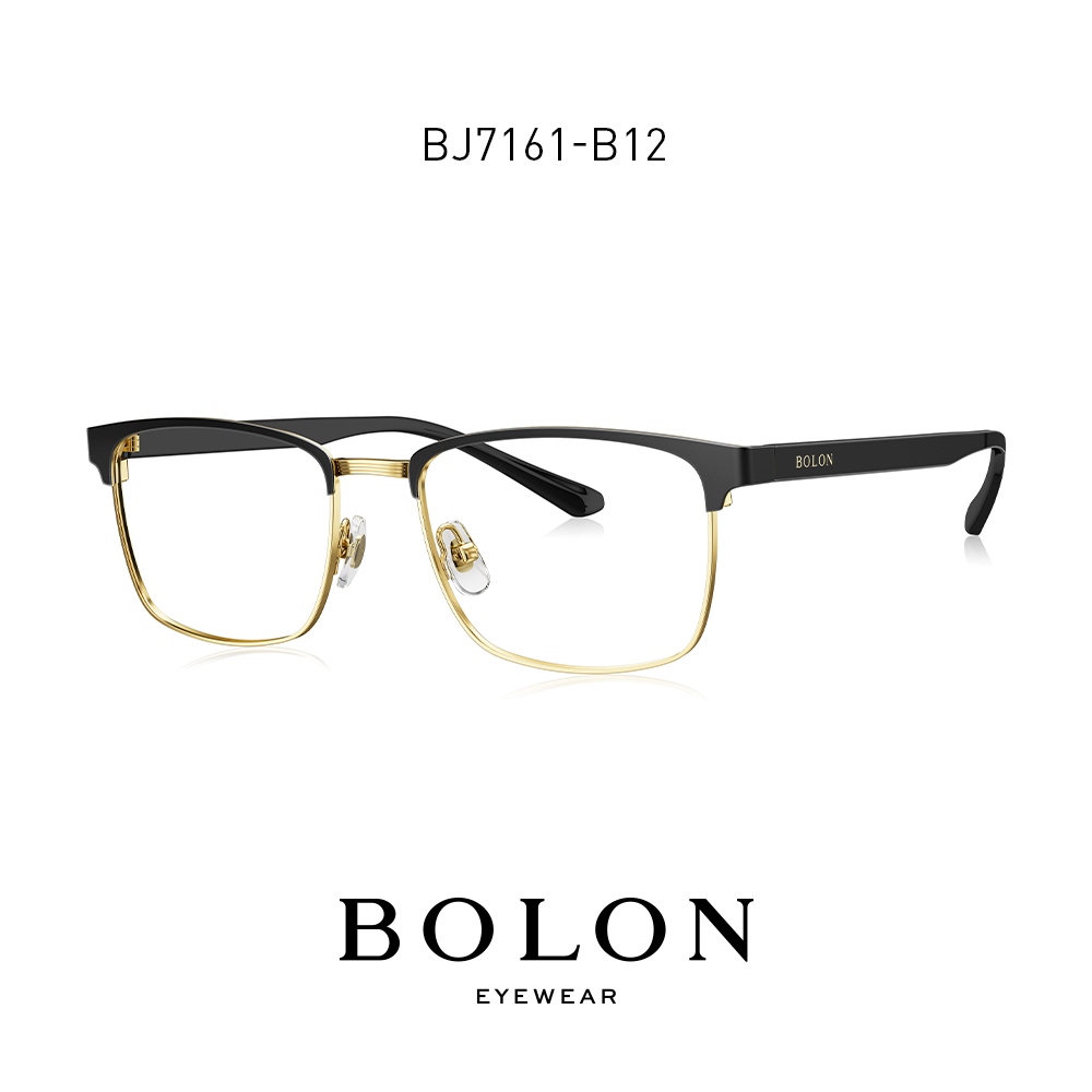 BOLON暴龍近視眼鏡商務眼鏡框眉框眼鏡架可配防藍光鏡片BJ7161