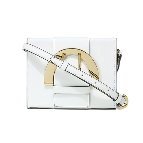 ZAC Zac Posen Biba Buckle Large Box Crossbody單肩斜挎包 雲白色 淡金扣