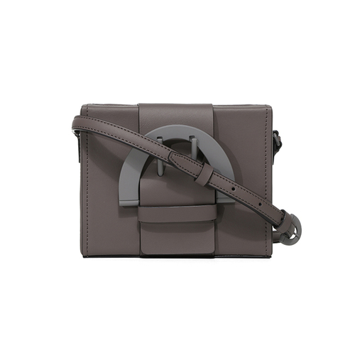 ZAC Zac Posen Biba Buckle Large Box Crossbody單肩斜挎包 頁巖灰色 灰扣