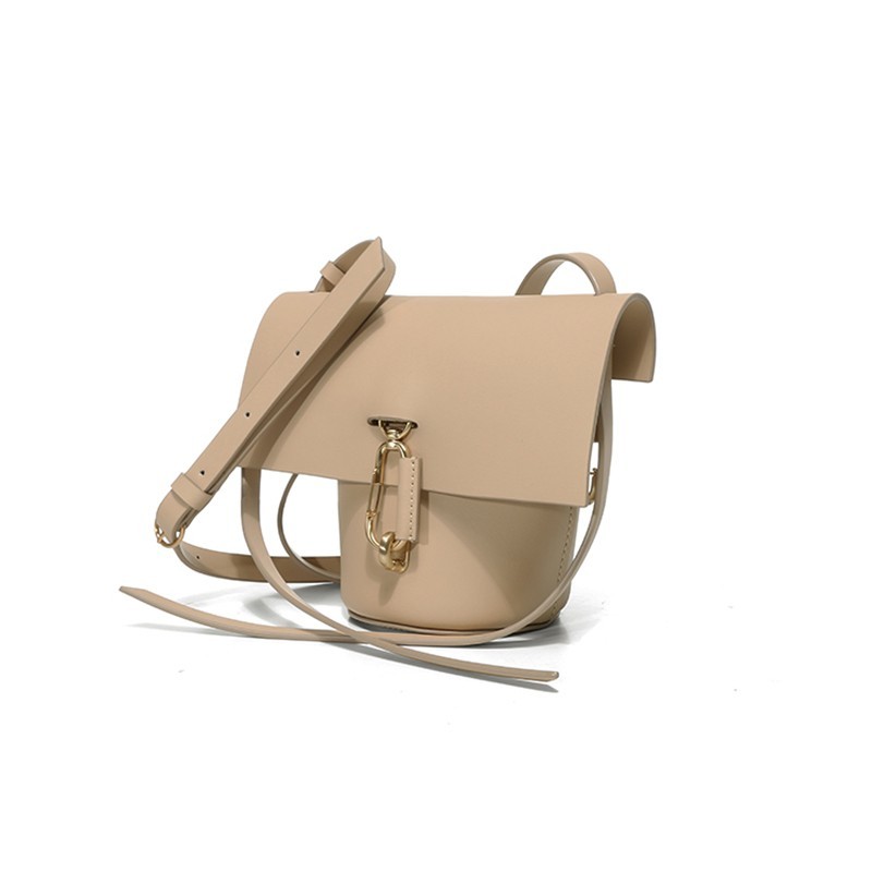 ZAC Zac Posen Belay Mini Crossbody水桶單肩斜挎包 小麥棕色 淡金扣