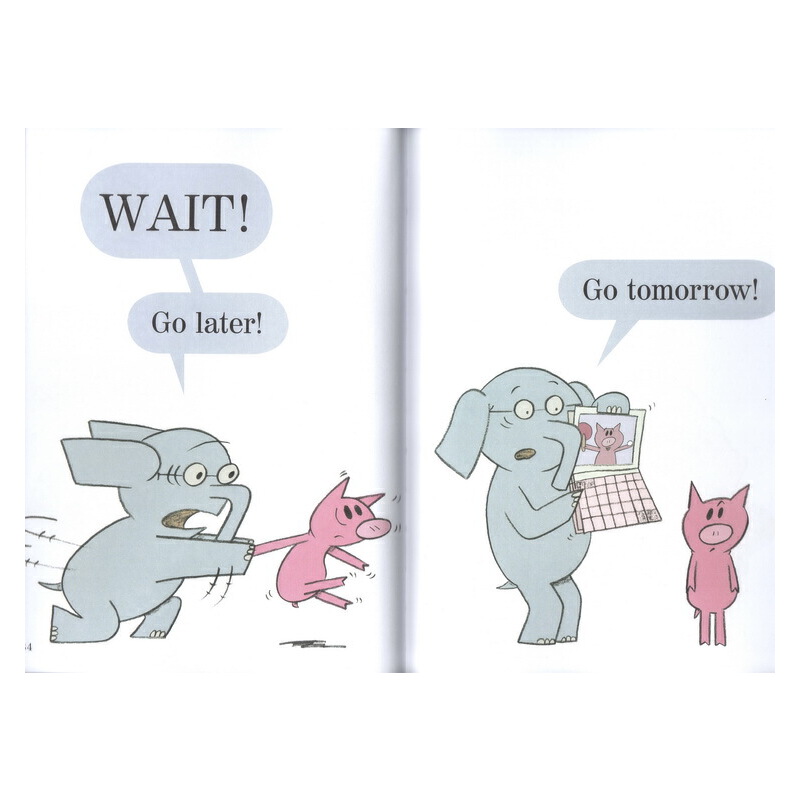 小豬小象系列 An Elephant and Piggie Book 英文原版 I Am Going! 我要去！Mo Willems 莫·威廉斯