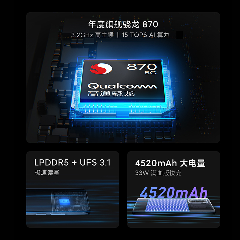 Redmi K40驍龍870 120Hz屏幕智能遊戲電競拍照5g手機