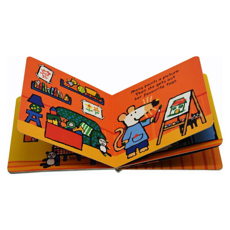 maisy小鼠波波原版英文繪本  Maisy's House系列 小鼠波波的家 立體遊戲操作紙板書